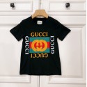 Gucci グッチ 韓国風ハイブランド夏 半袖 涼しいキッズGucci グッチ 家族Tシャツスポーツウェア服ブランドGucci グッチ tシャツ 大人用 男女共用 ペアお揃い無地 Gucci グッチ半袖tシャツブランドパロディ服ウェア