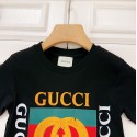 Gucci グッチ 韓国風ハイブランド夏 半袖 涼しいキッズGucci グッチ 家族Tシャツスポーツウェア服ブランドGucci グッチ tシャツ 大人用 男女共用 ペアお揃い無地 Gucci グッチ半袖tシャツブランドパロディ服ウェア