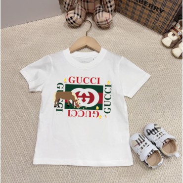 Gucci グッチ親子コーデ ハイブランド激安tシャツ 子供 メンズ レディース韓国風ハイブランドGucci グッチ夏 半袖 涼しいキッズ 家族TシャツブランドGucci グッチ激安ルームウェアブランドパロディ服ウェア