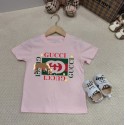 Gucci グッチ親子コーデ ハイブランド激安tシャツ 子供 メンズ レディース韓国風ハイブランドGucci グッチ夏 半袖 涼しいキッズ 家族TシャツブランドGucci グッチ激安ルームウェアブランドパロディ服ウェア