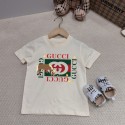 Gucci グッチ親子コーデ ハイブランド激安tシャツ 子供 メンズ レディース韓国風ハイブランドGucci グッチ夏 半袖 涼しいキッズ 家族TシャツブランドGucci グッチ激安ルームウェアブランドパロディ服ウェア