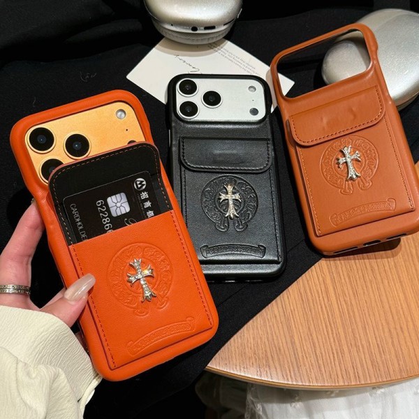 クロムハーツ Chrome Hearts 革制カード入れ iphone18 pro max 17 pro 16 plusケースブランドiphone18 air 17 pro maxカバー メンズレディース激安コピーブランドChrome Hearts iphone18 pro 17 pro max 15 16ケースおすすめハイブランドアイフォン18 17 16 15 pro max airケース高品質