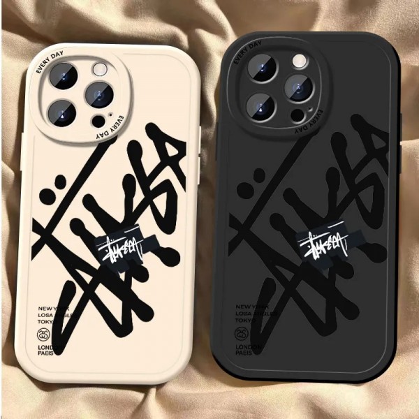 Stussy ステューシーファッション若者愛用iphone18 pro max 17 pro 16 plusケースステューシーiphone18 pro 17 pro max 15 16ケースおすすめステューシーiphone18 17 16 15 14 13 12 pro maxケースブランド韓国風ブランドiphone18pro/17 pro max 16 plusケース偽物