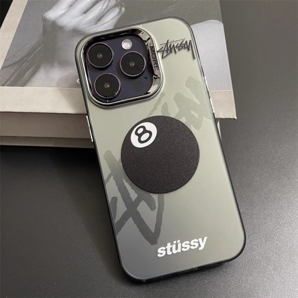 Stussy ステューシー 8 ボール iphone18 air 17 pro maxカバー メンズレディース激安コピーブランドステューシー 8 ボールアイフォン14pro max 15 16 17 18 proケース高品質
