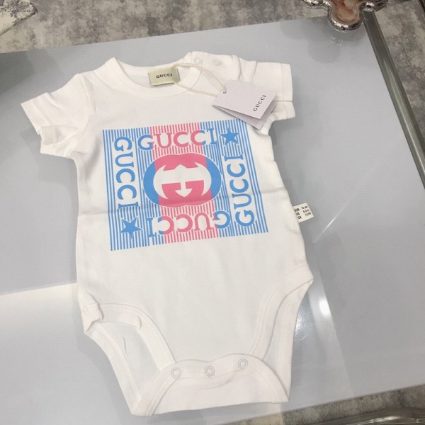 グッチgucciブランドロンパース 女の子 男の子 半袖 夏ベビー服 子供服 カットソー 幼児 部屋着 白 カバーオール 新生児 出産お祝い プレゼントグッチgucciキッズ 赤ちゃん ロンパース激安  59cm 66cm 73cm 80cm 90cm