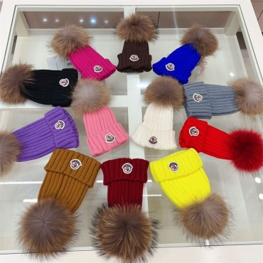 モンクレール冬ニット帽 Moncler子...