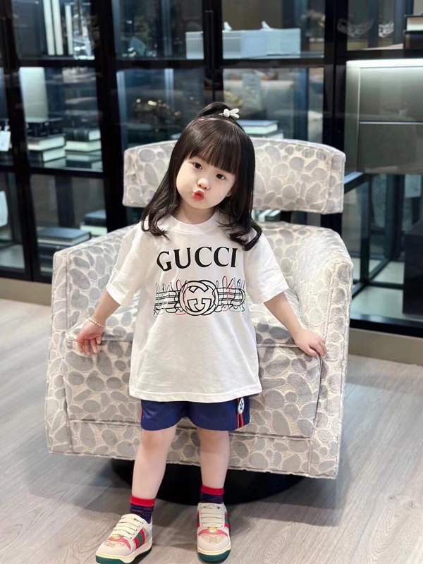 Gucci グッチ親子コーデ ハイブランド激安tシャツ