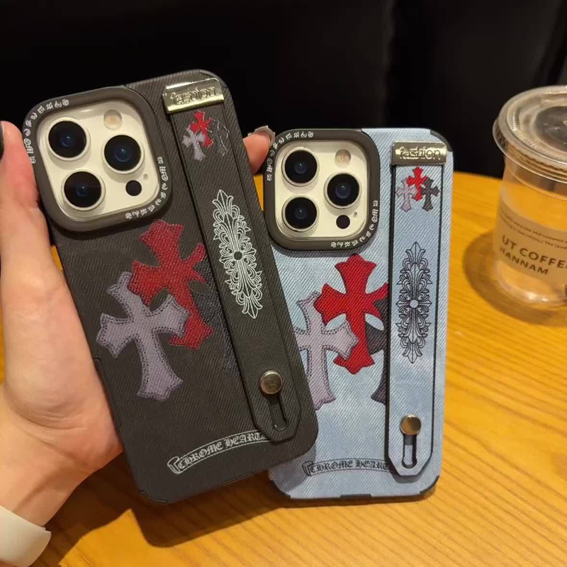 Chrome Heartsアイフォン14pro max 15 16 17 18 proケース