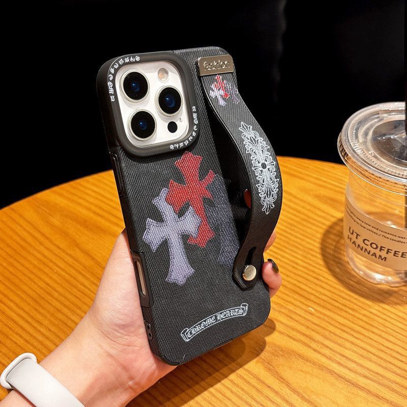 クロムハーツ ブランドiphone18 air 17 pro maxカバー バンド付き