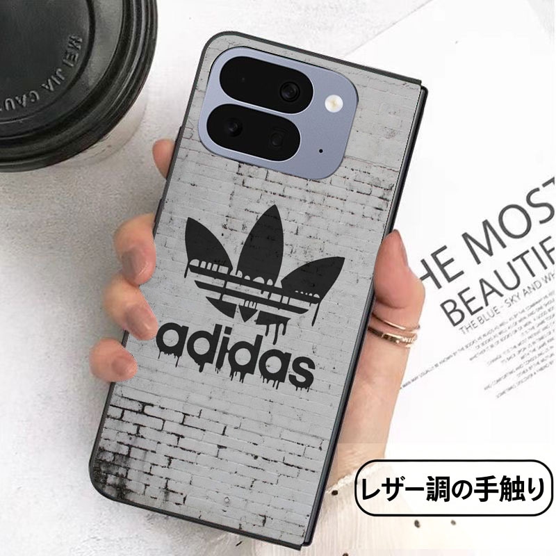 Adidas アディダスブランドGalaxy Z fold8 SC-57G 7 6 lip8 7 iphone ultra fold google pixel 10 fold 11 foldケース