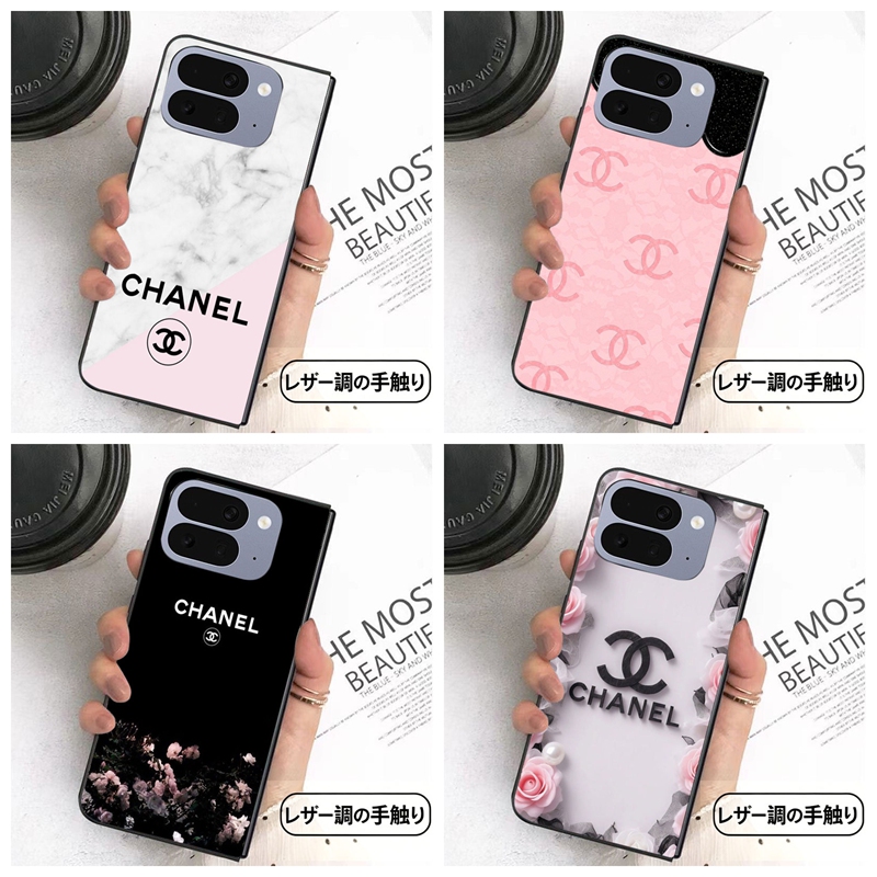 Chanel シャネルブランドGalaxy Z fold8 SC-57G 7 6 lip8 7 iphone ultra fold google pixel 10 fold 11 foldケース