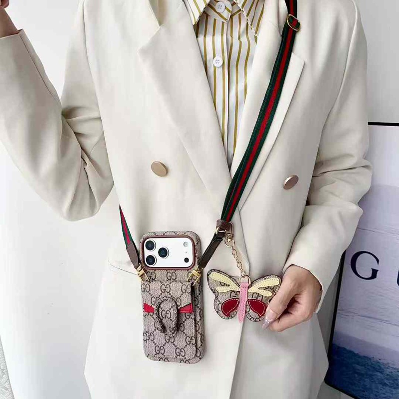 ブランドiphone18 air 17 pro maxカバー バタフライ