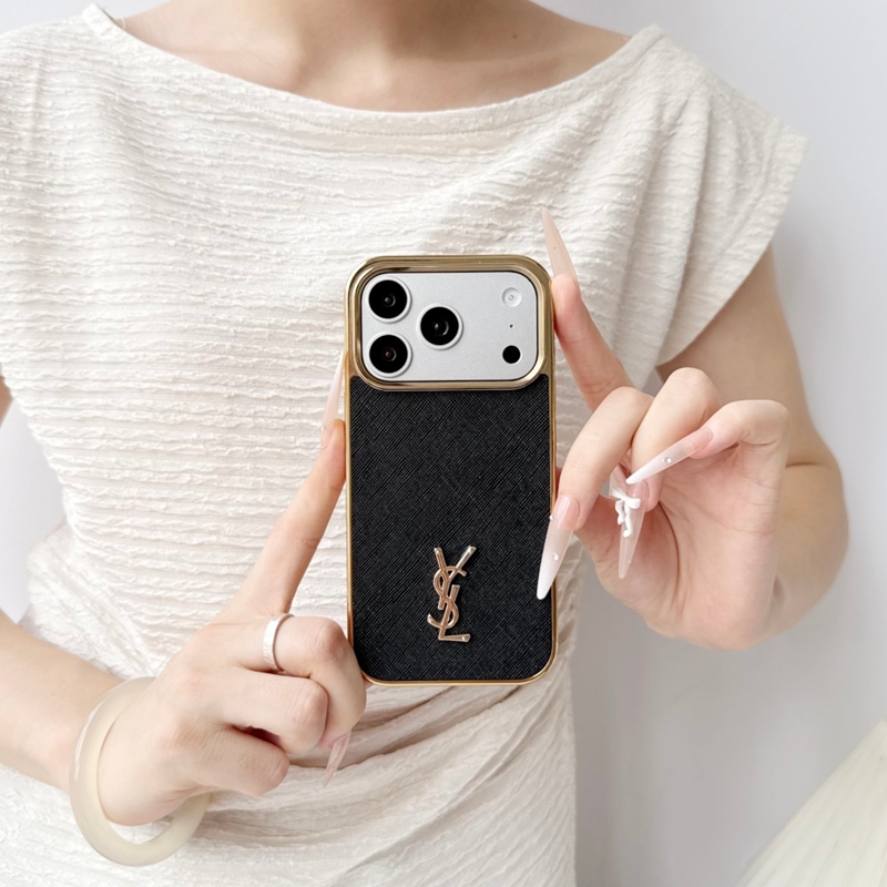 Ysl イブサンローランアイフォン14pro max 15 16 17 18 proケース